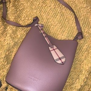 Burberry Mauve Bucket Bag